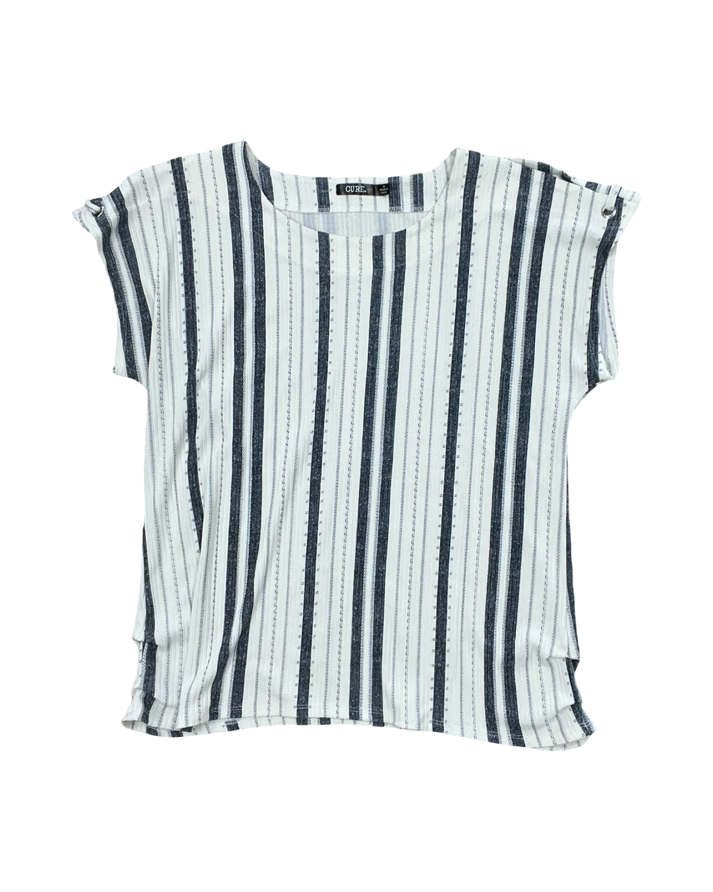 Top Ss By Cure In Blue & White, Size:Xl