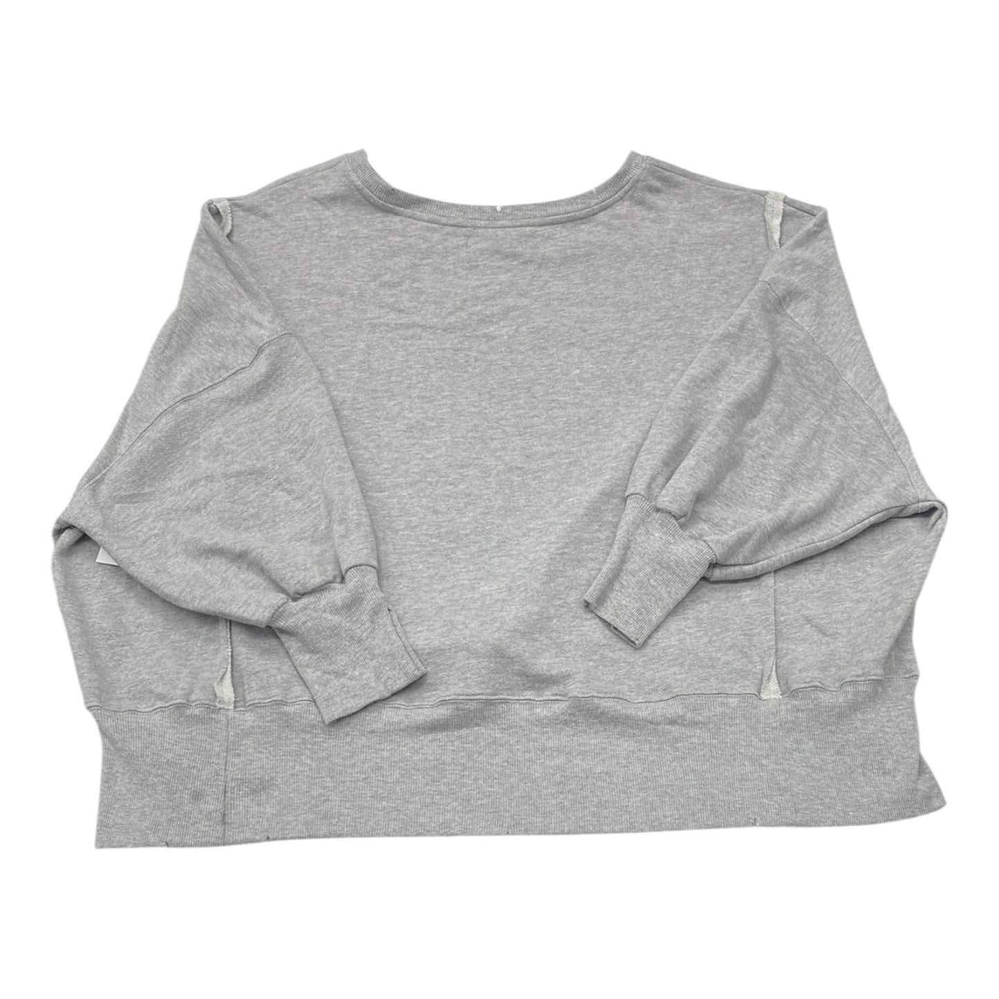 Sweatshirt Crewneck By We The Free In Grey & White, Size:M