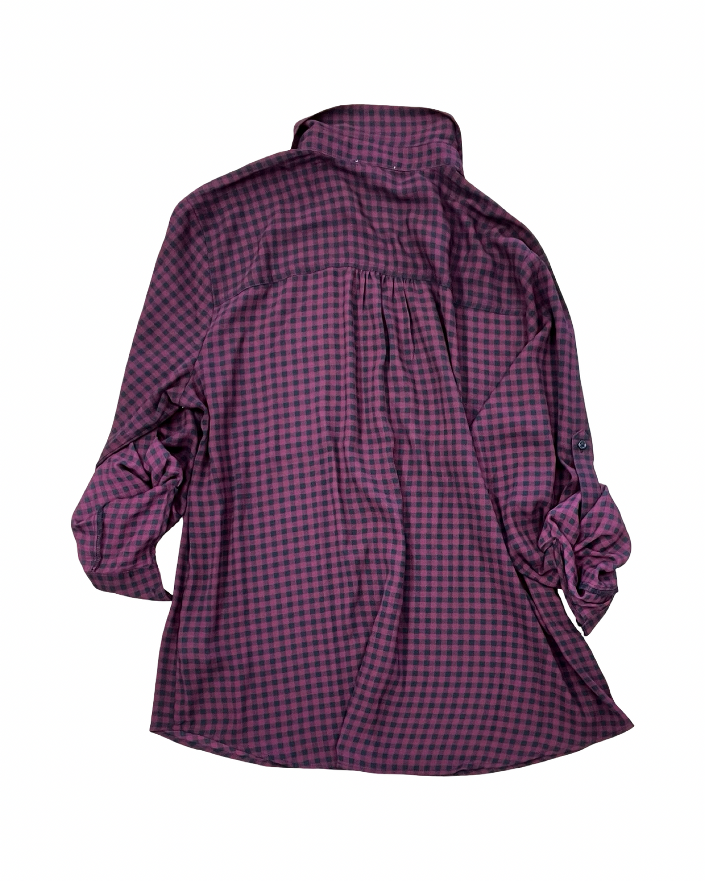 Blouse Ls By Maurices In Black & Red, Size:Xl