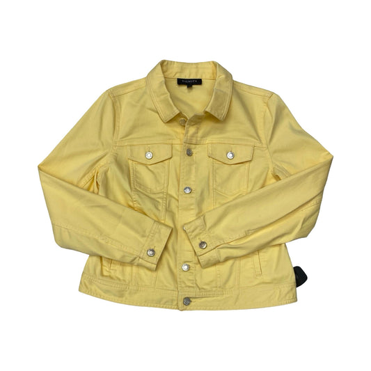 Jacket Denim By Talbots In Yellow, Size:M