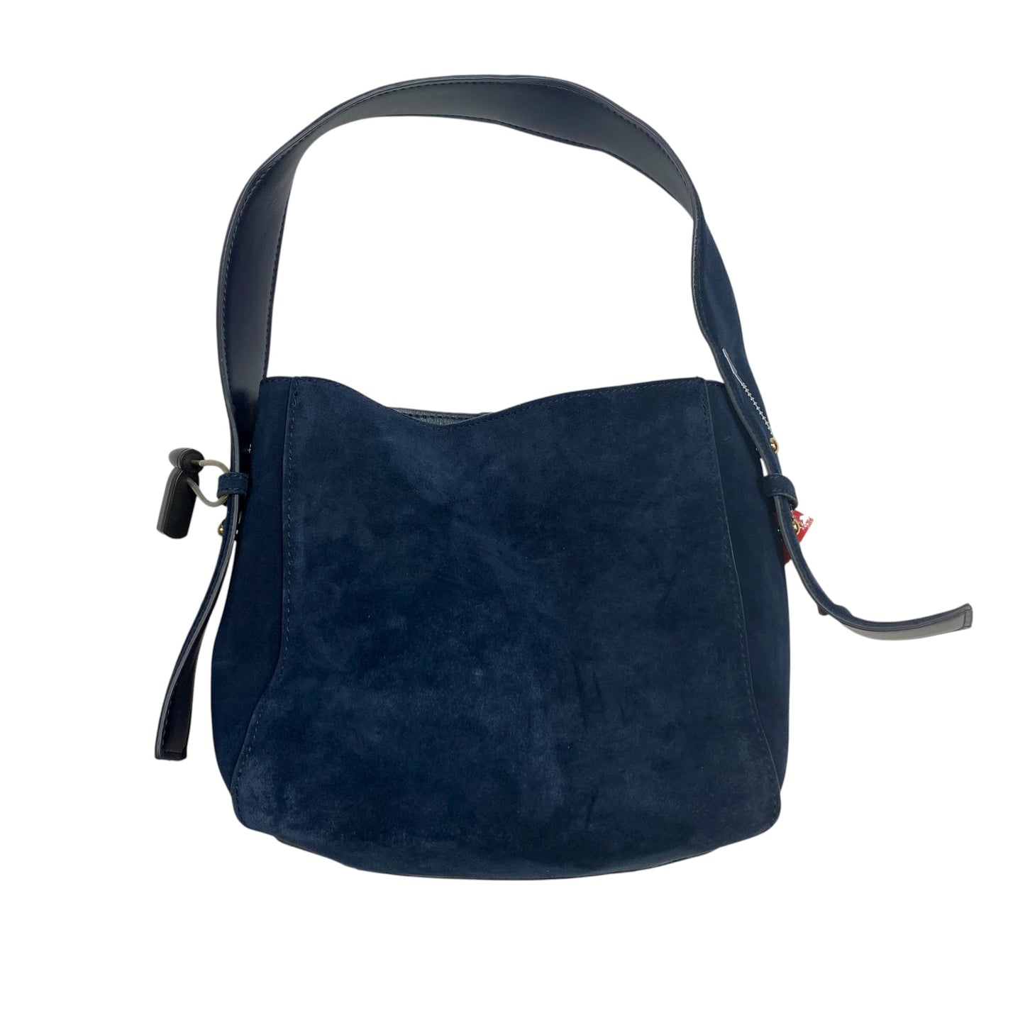 Handbag Leather By Mng In Navy, Size:Small