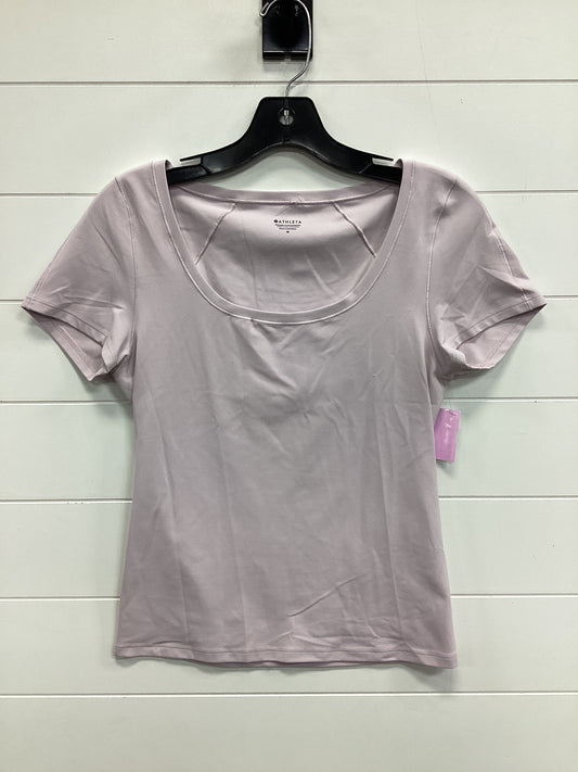 Athletic Top Ss By Athleta In Pink, Size:M