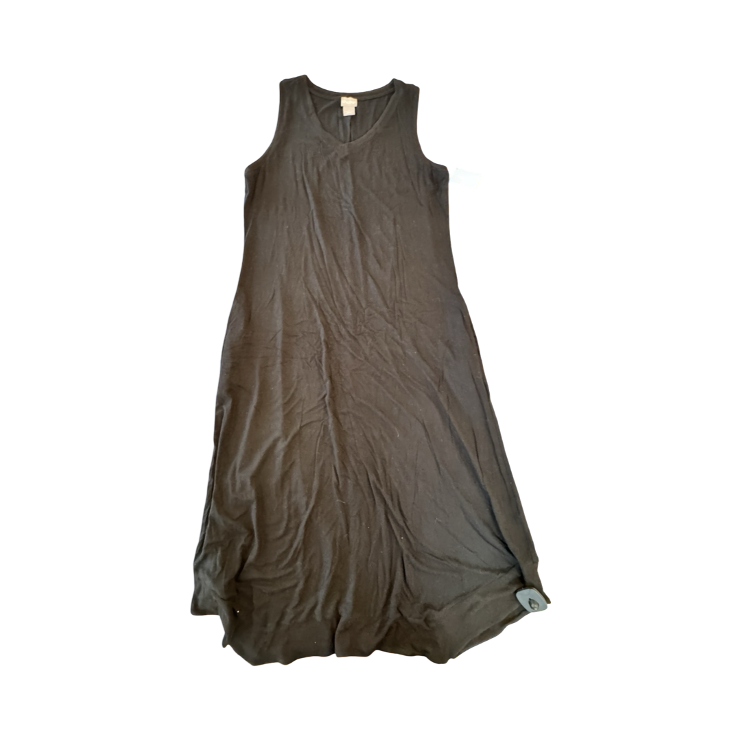 Dress Casual Maxi By Chicos In Black, Size:M