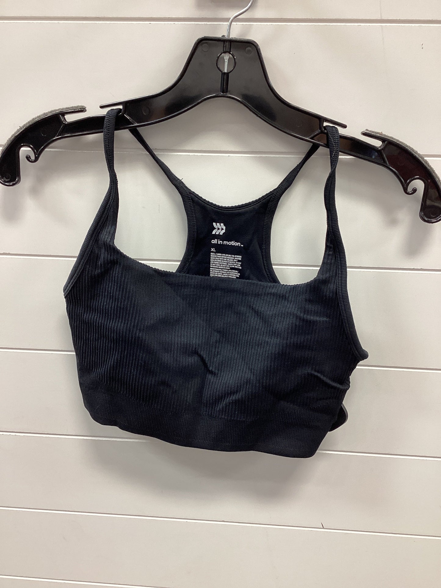 Athletic Bra By All In Motion In Black, Size:Xl