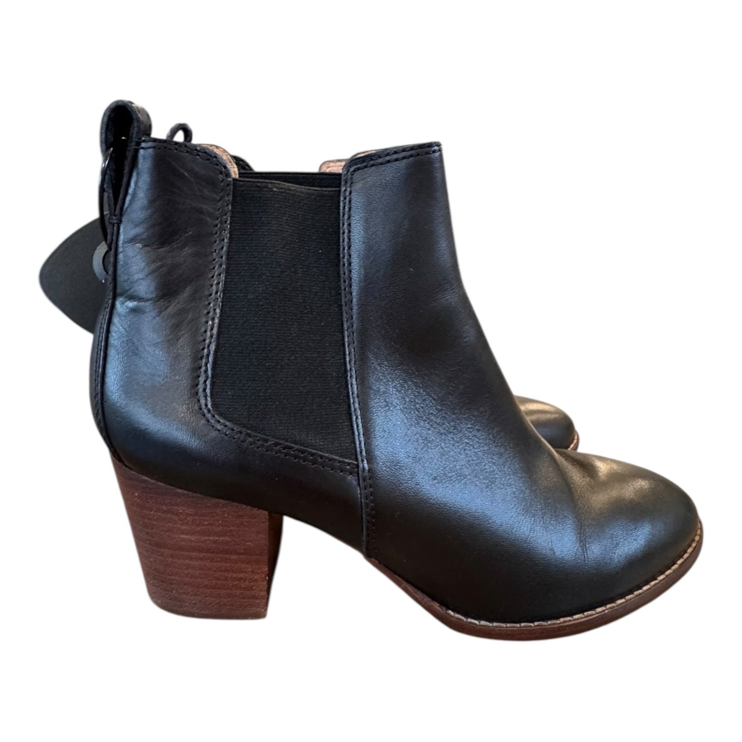 Boots Ankle Heels By Madewell In Black, Size:10