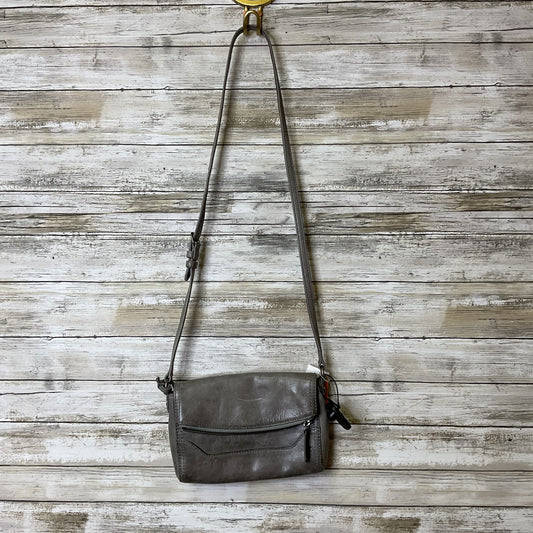 Crossbody Designer By Frye In Grey, Size:Medium