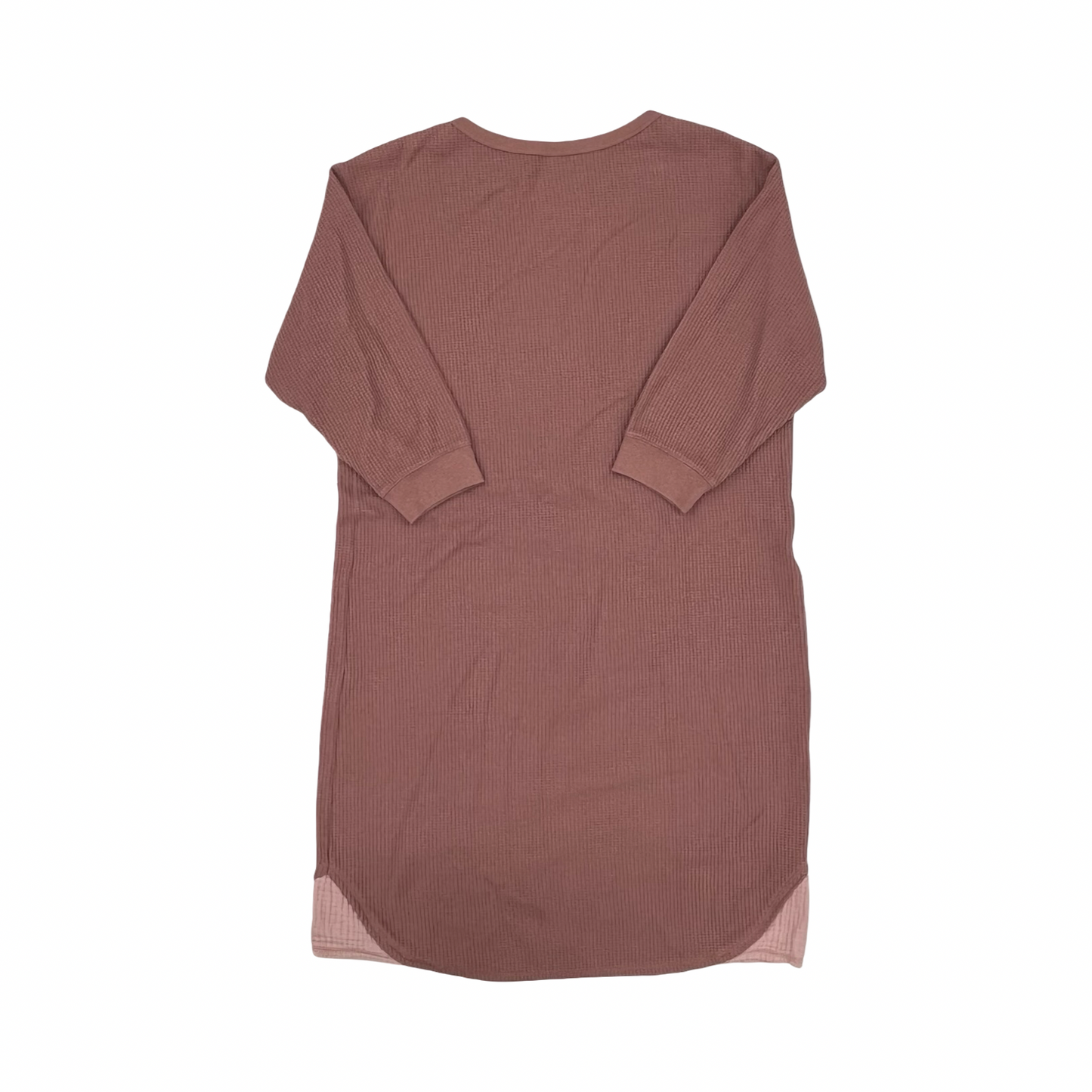 Dress Casual Midi By Uniqlo In Pink, Size:M