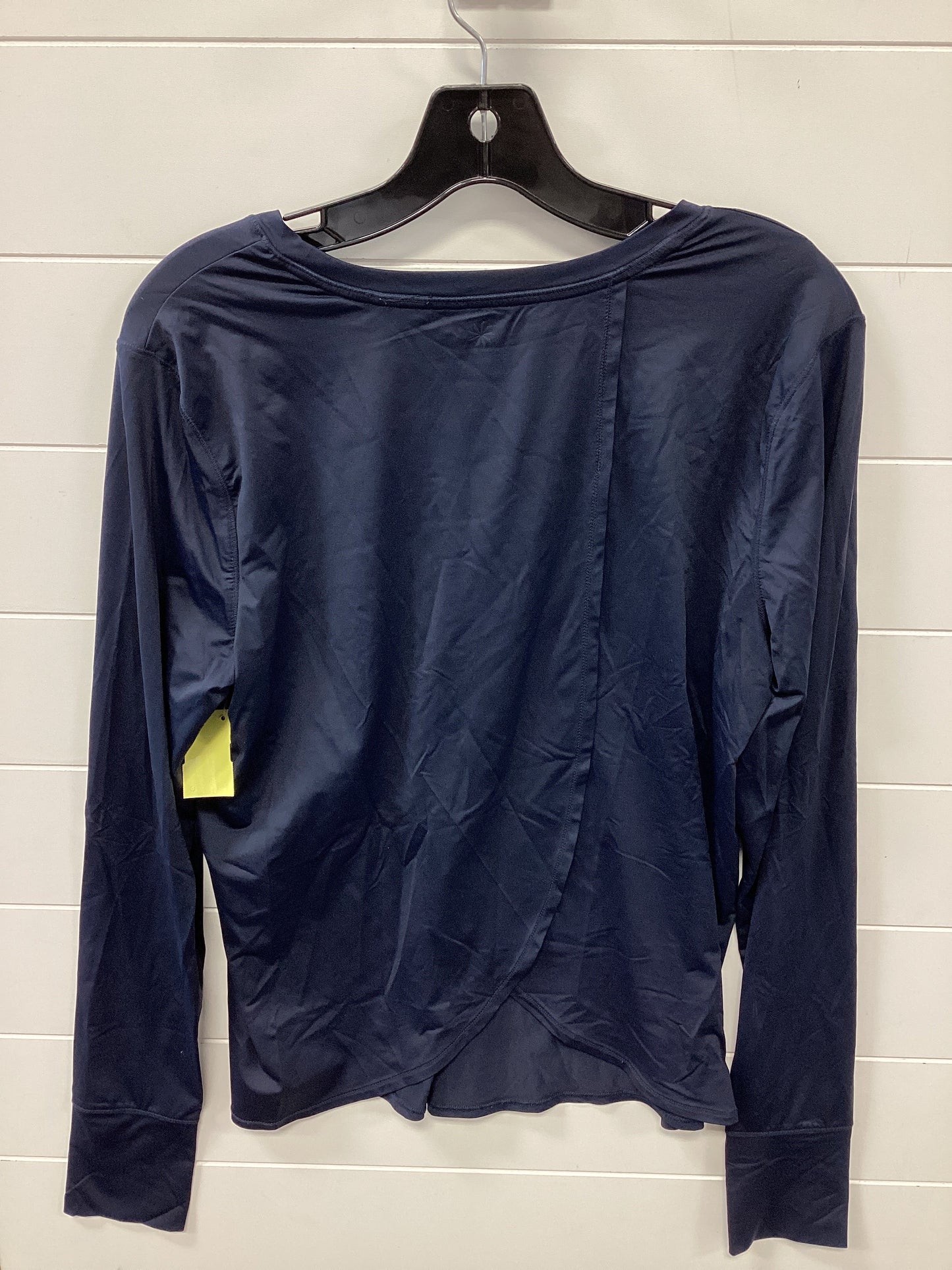 Athletic Top Ls Collar By Athleta In Navy, Size:L