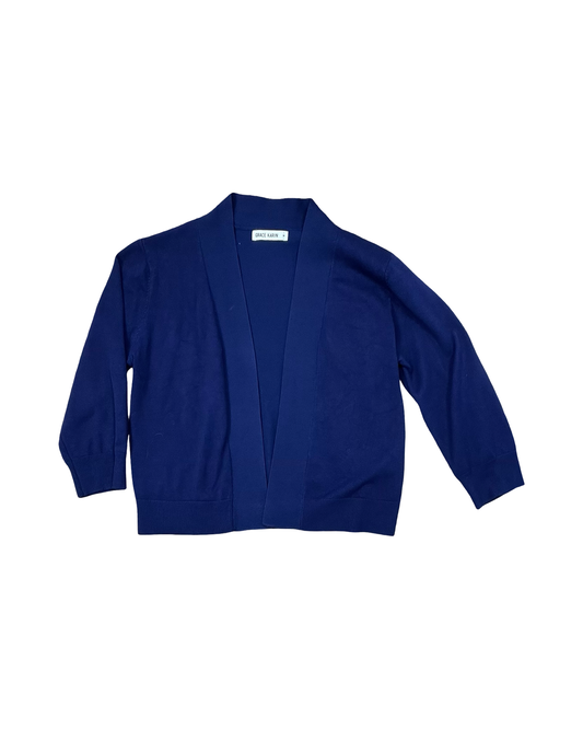 Cardigan By Grace Karin In Navy, Size:M