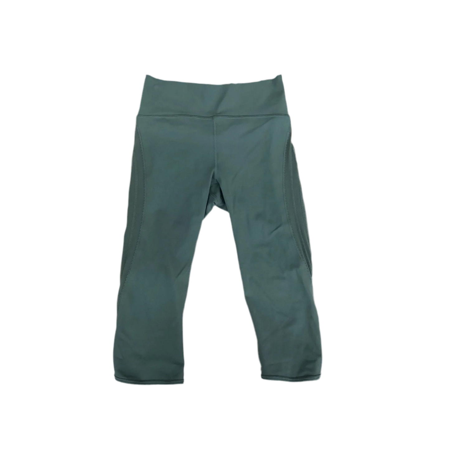 Athletic Capris By Lululemon In Green, Size: 6