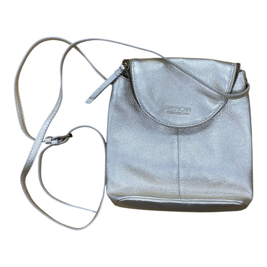 Crossbody Leather By American In Gold, Size:Medium