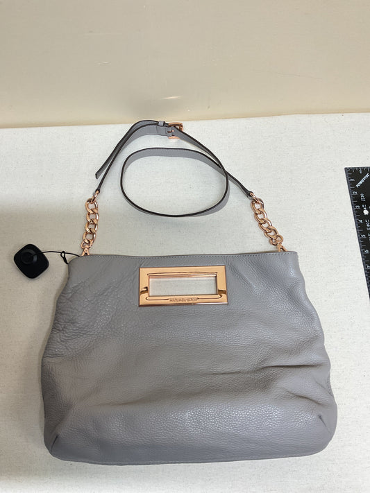 Crossbody Designer By Michael Kors In Grey, Size:Large