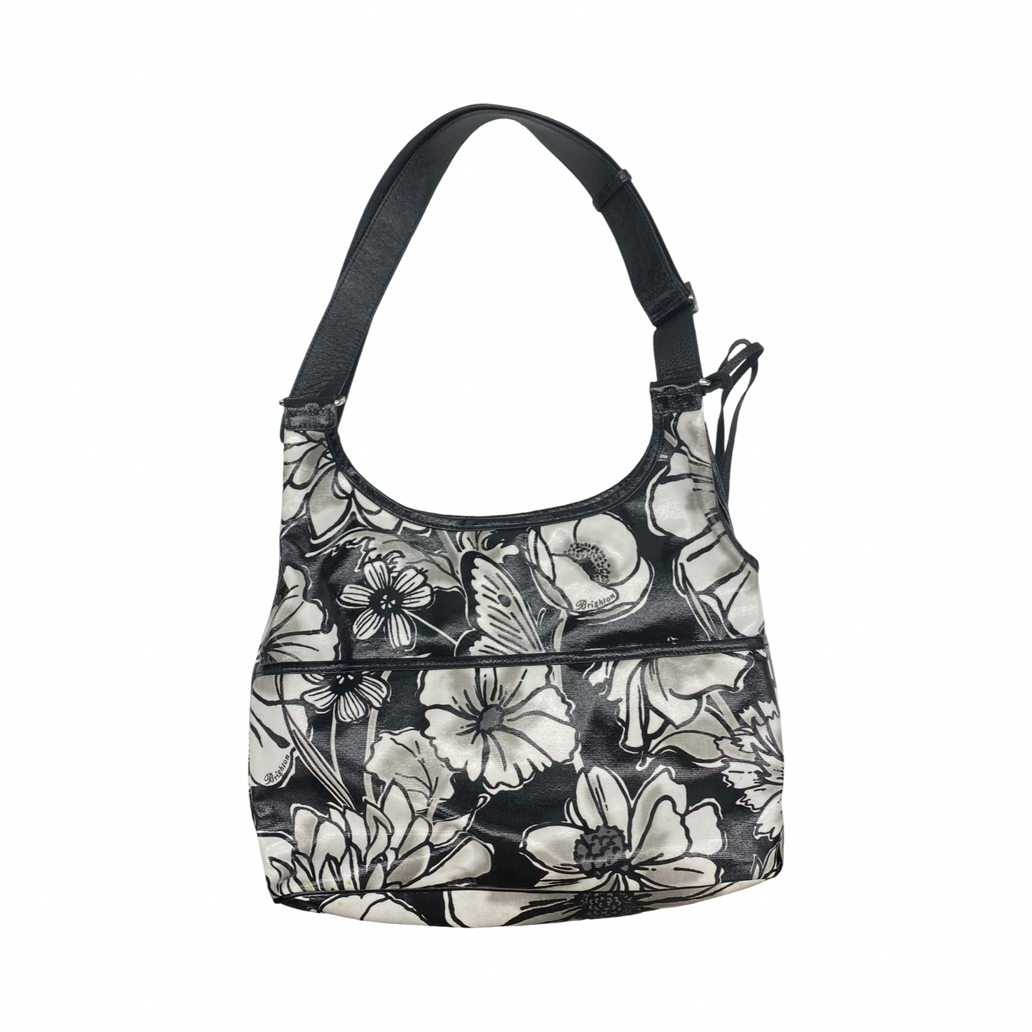 Handbag Leather By Brighton In Floral Print, Size:Medium
