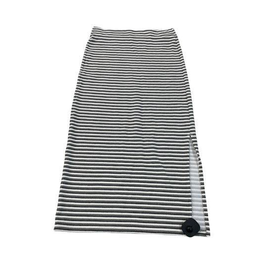 Skirt Midi By Loft In Striped Pattern, Size:Xs