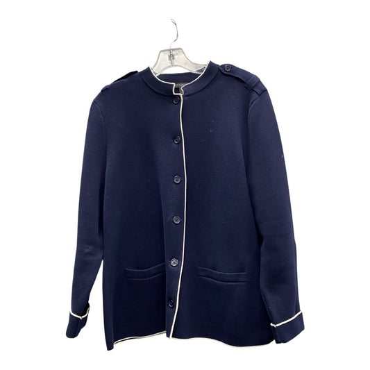 Cardigan By Talbots In Blue, Size:Xlp