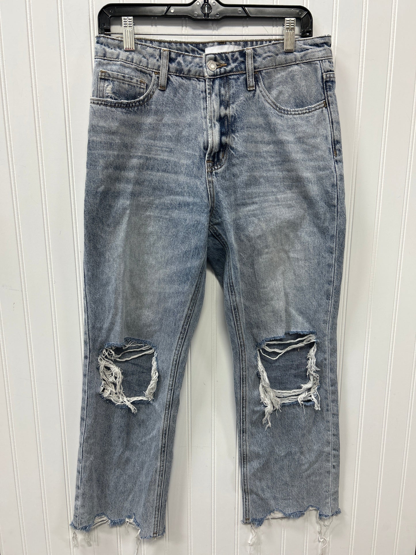 Jeans Straight By Vervet In Blue Denim, Size:4
