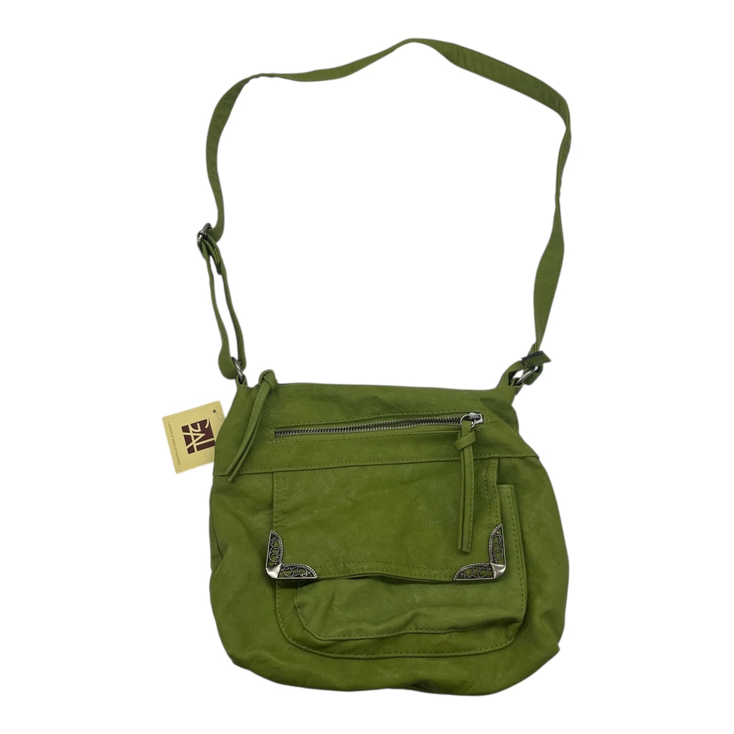 Crossbody By Clothes Mentor In Green, Size:Medium