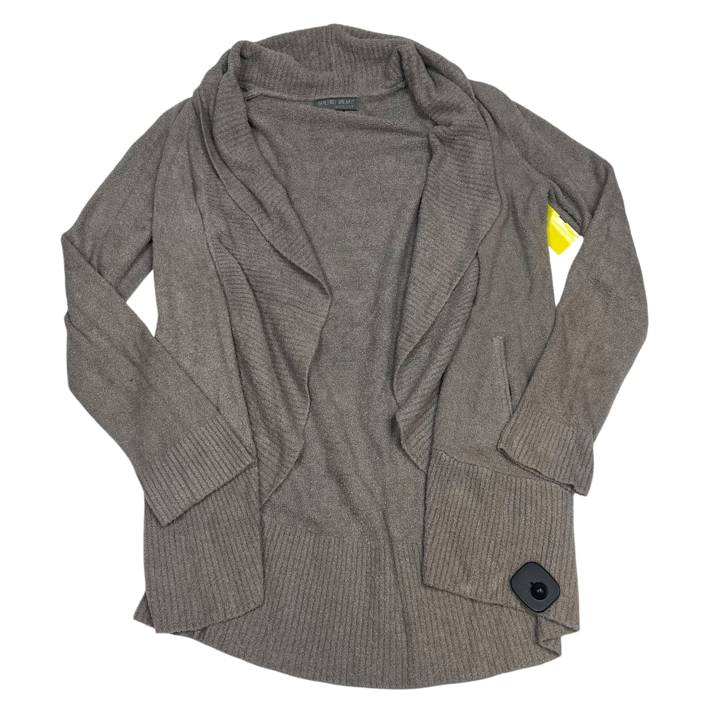 Sweater Cardigan By Barefoot Dreams In Grey, Size:M