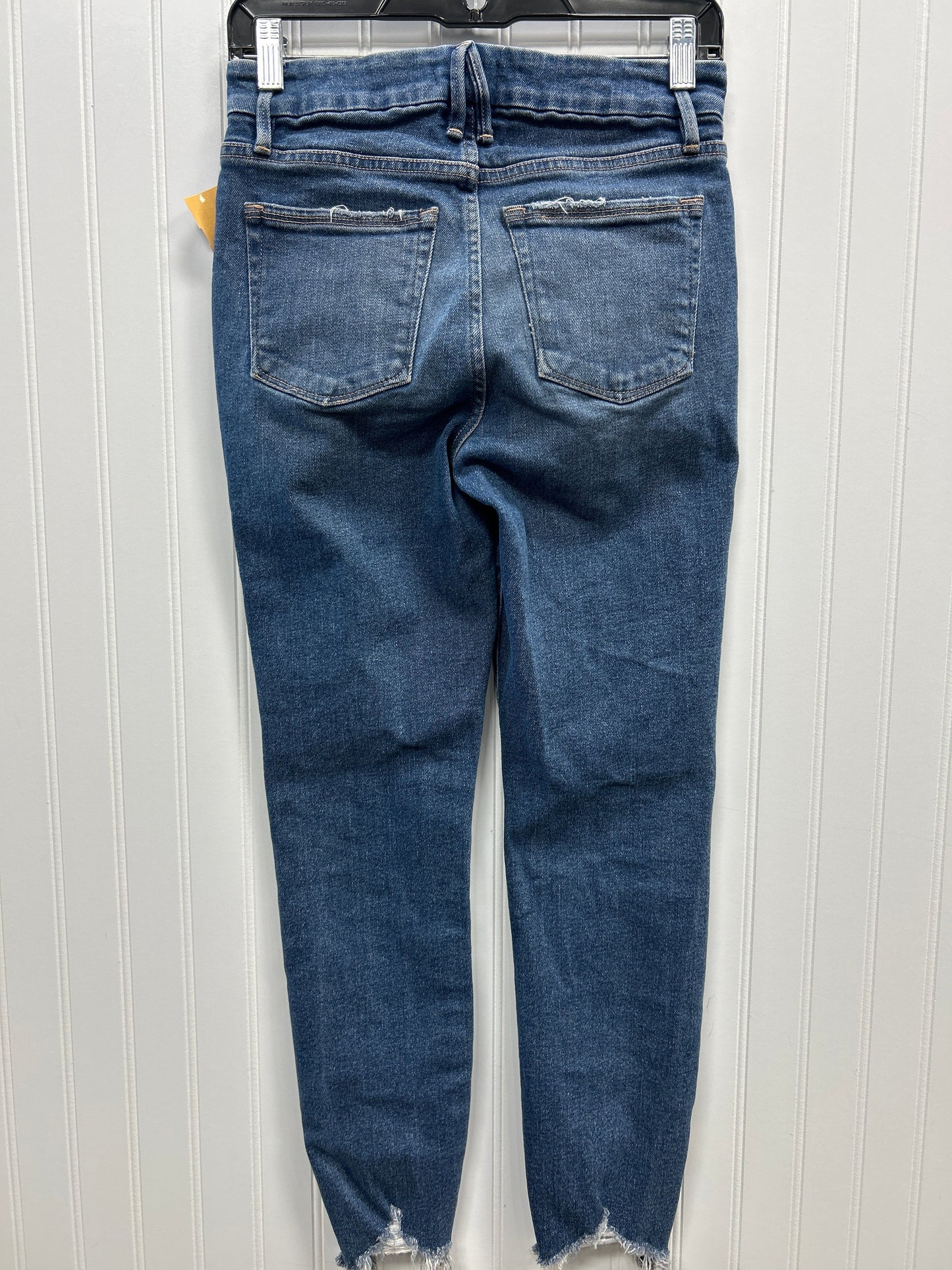 Jeans Straight By Good American In Blue Denim, Size:0