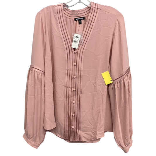 Top Ls By Express In Pink, Size:L