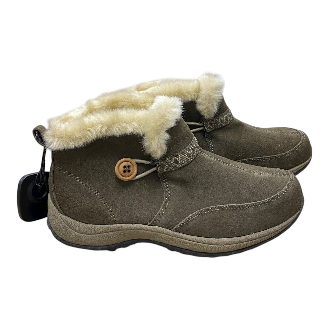 Boots Ankle Flats By Easy Spirit In Green, Size:5.5