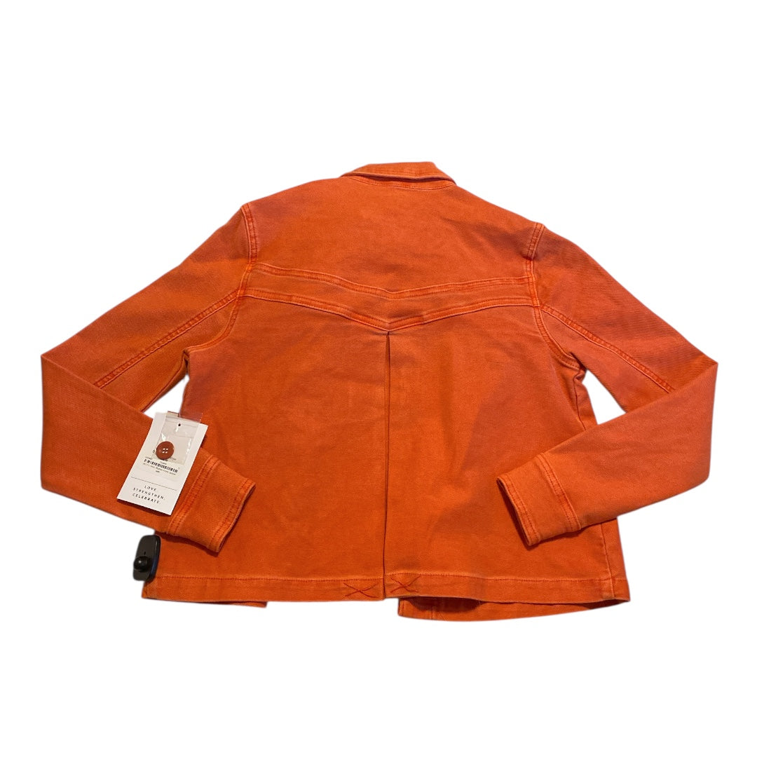 Jacket Denim By Cmc In Orange, Size:S