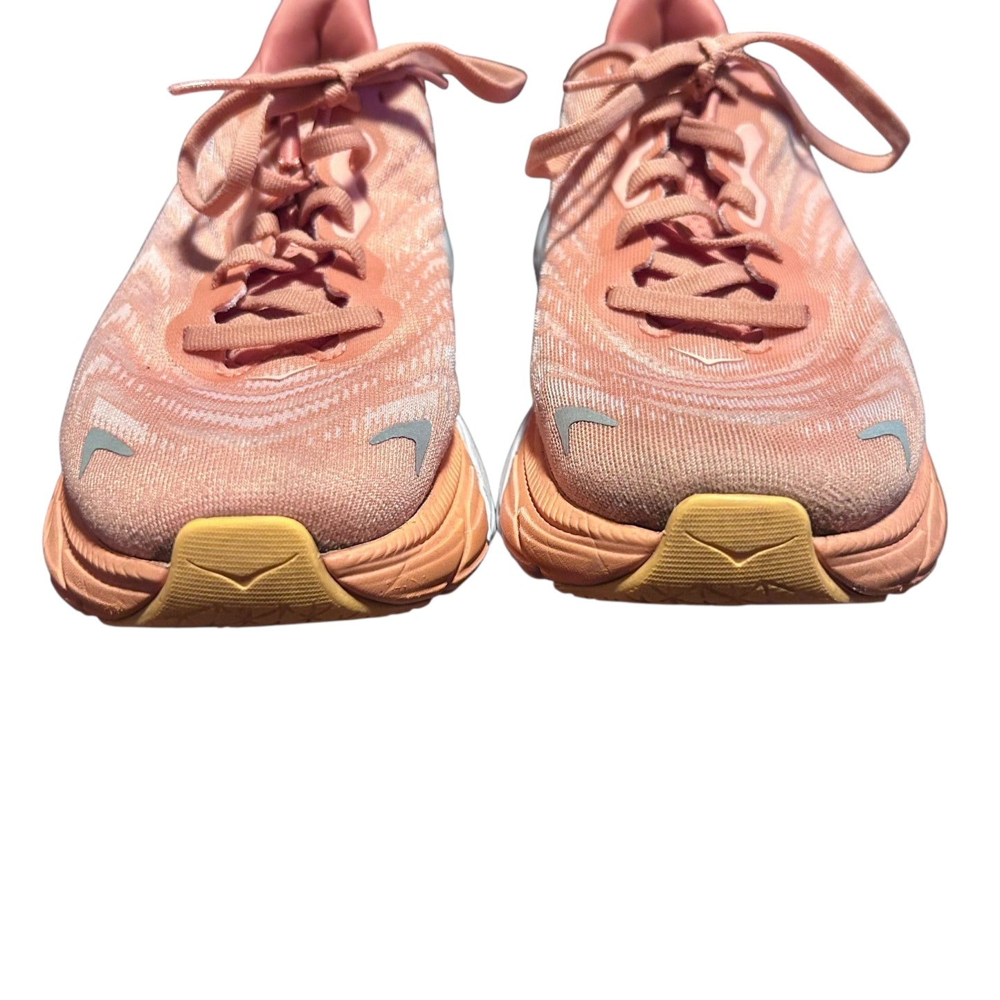 Shoes Sneakers By Hoka In Orange, Size: 7.5