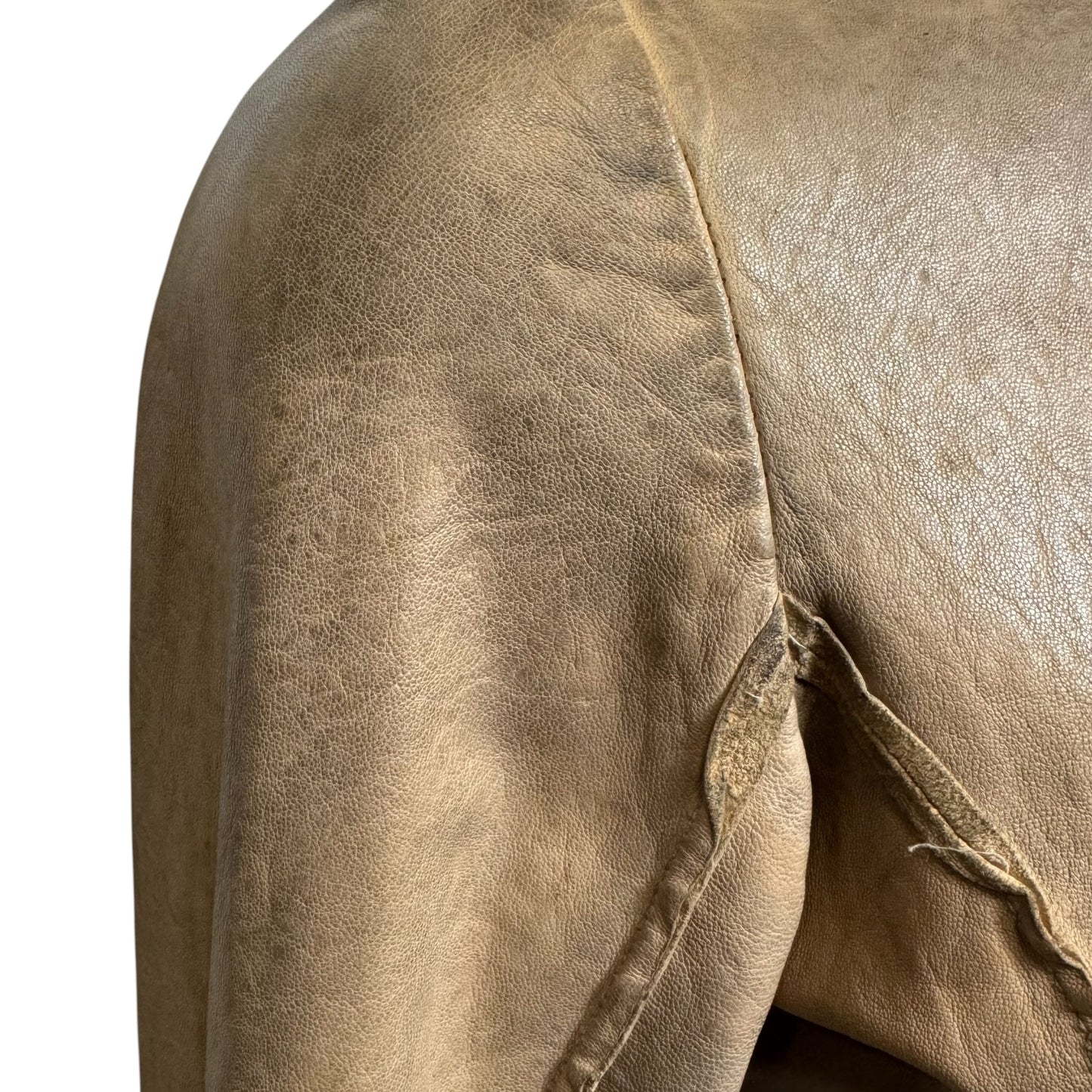 Gypsy Lambskin Leather Jacket By Mauritius In Tan, Size: M