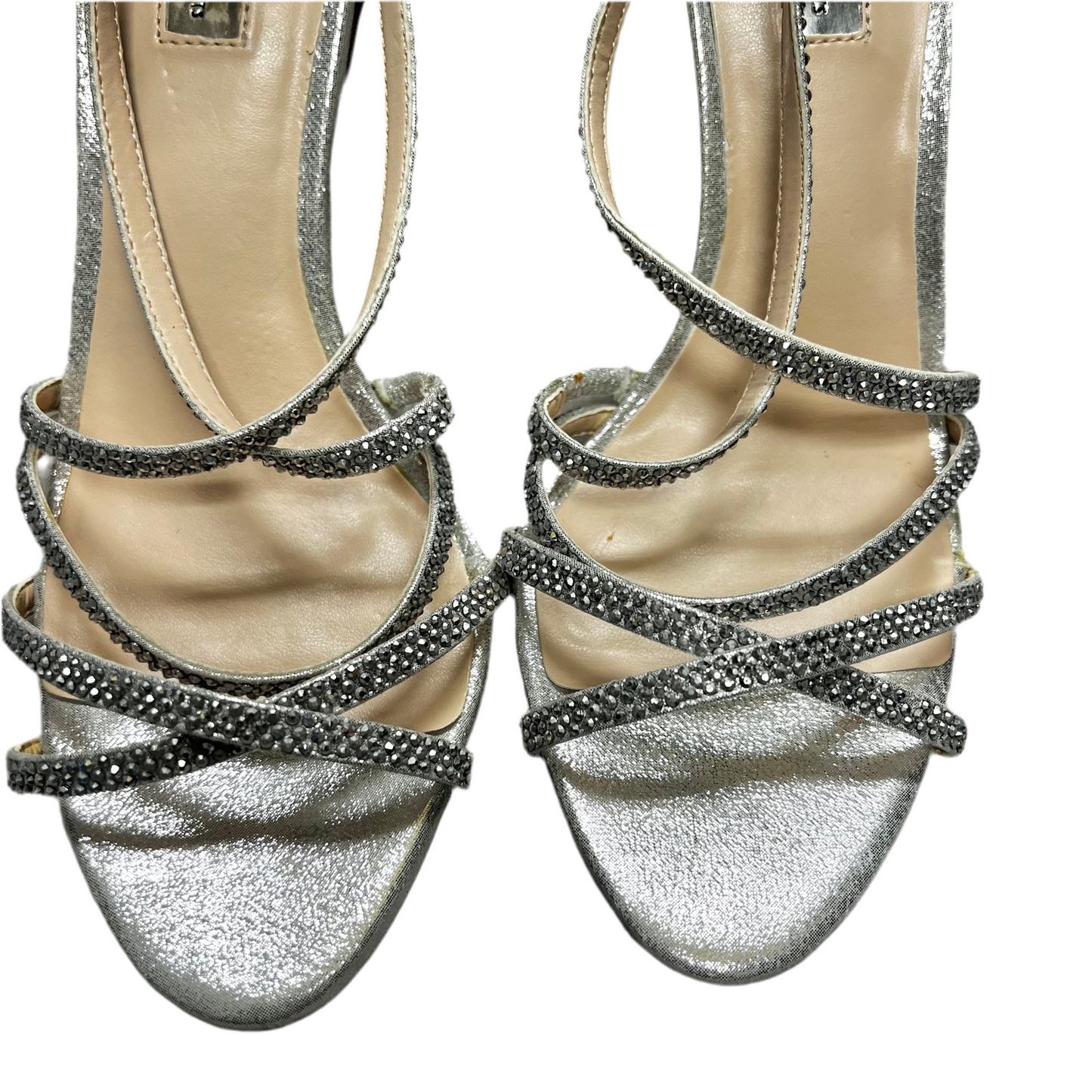 Shoes Heels Stiletto By Inc In Silver, Size: 7.5