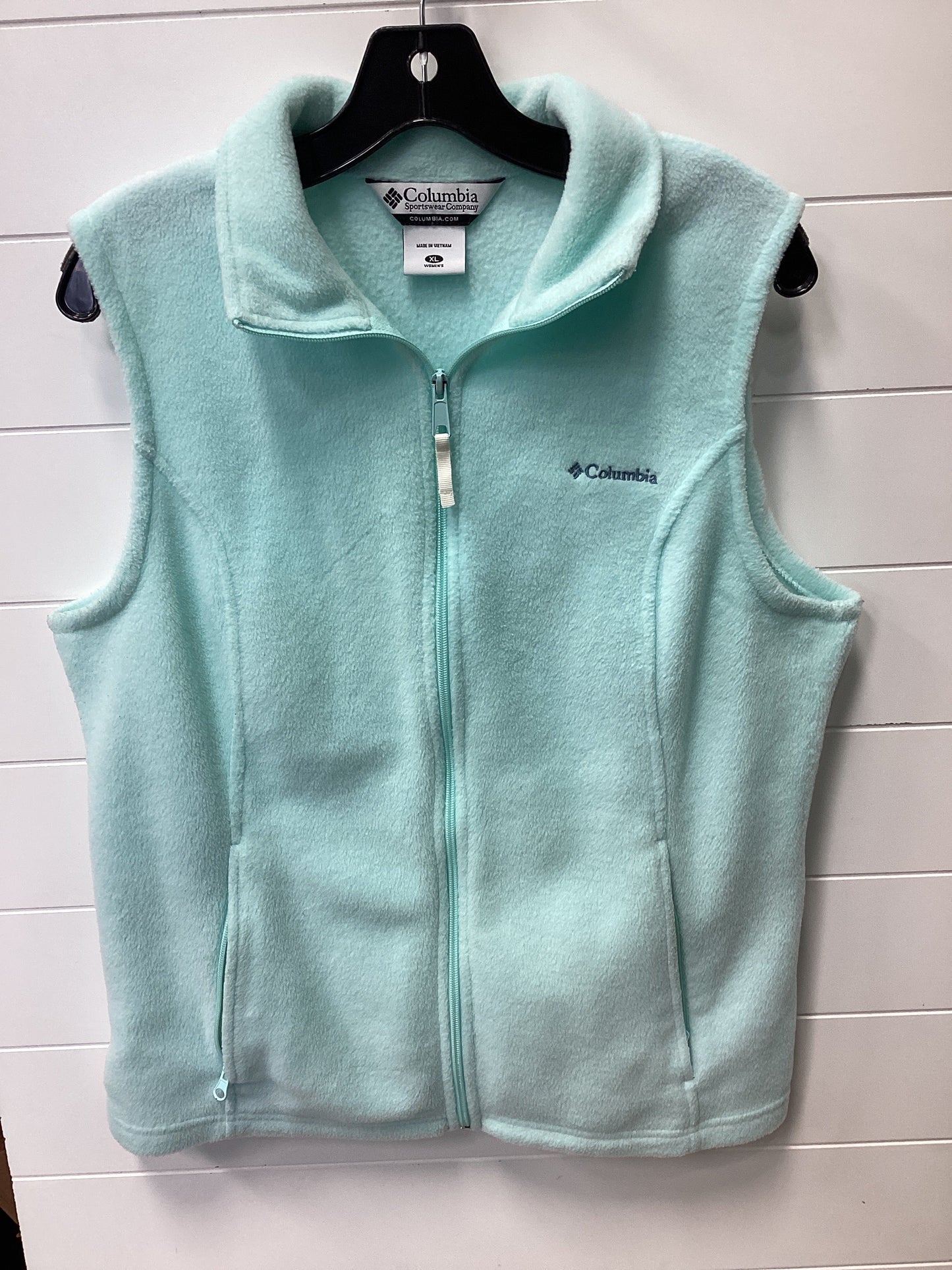 Vest Fleece By Columbia In Blue, Size:Xl