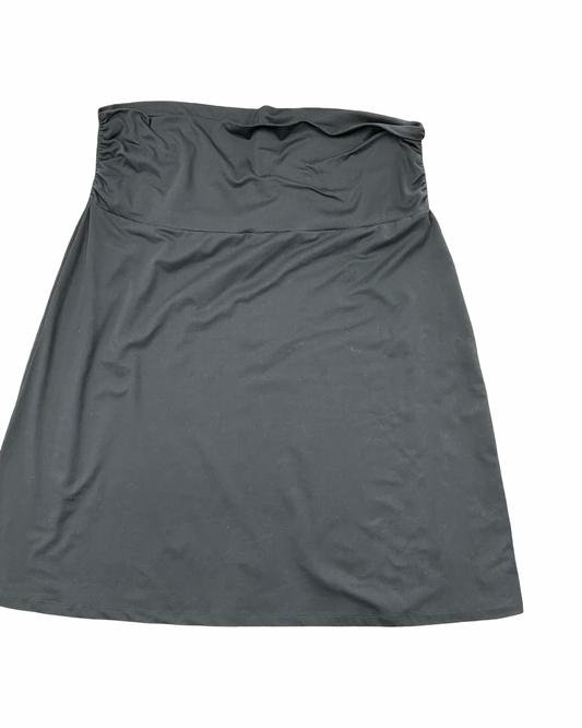 Skirt Midi By Eddie Bauer In Black, Size:1X
