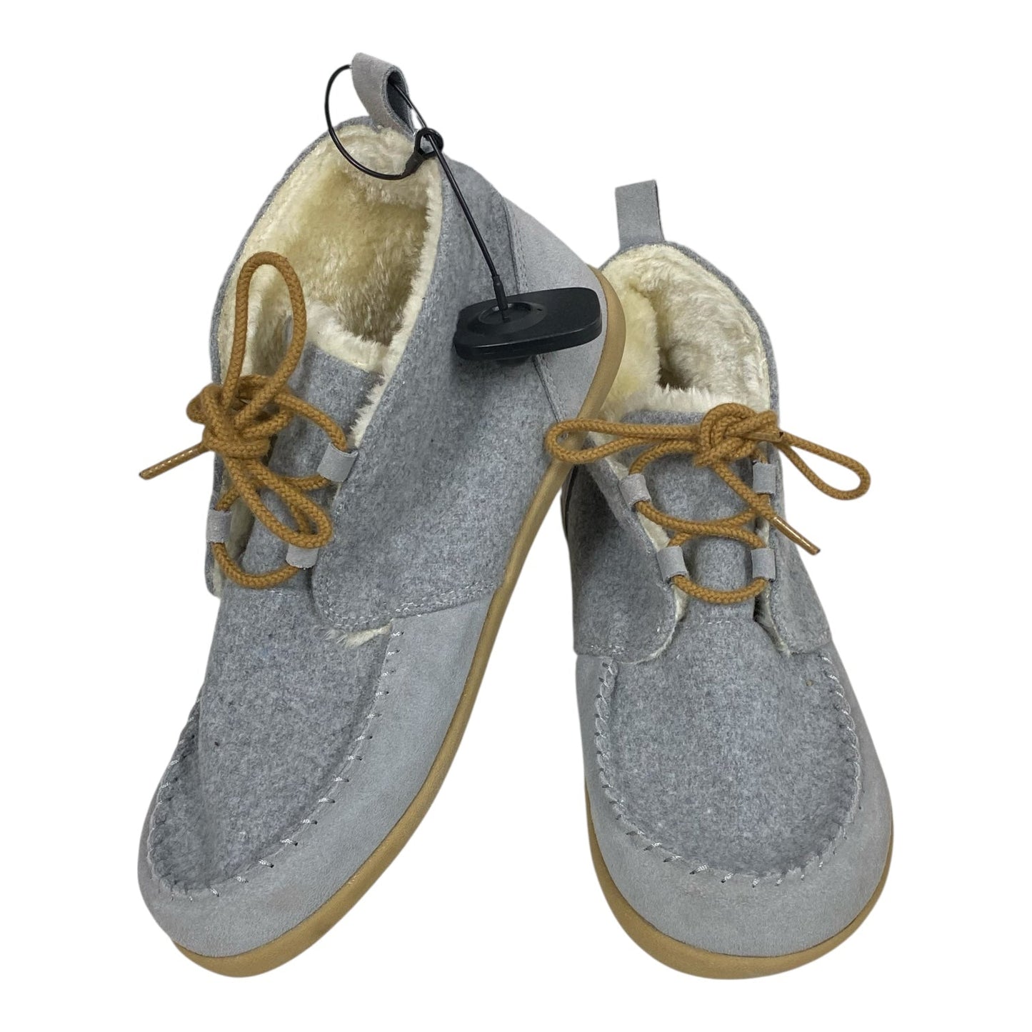 Boots Ankle Flats By Lands End In Grey, Size:9