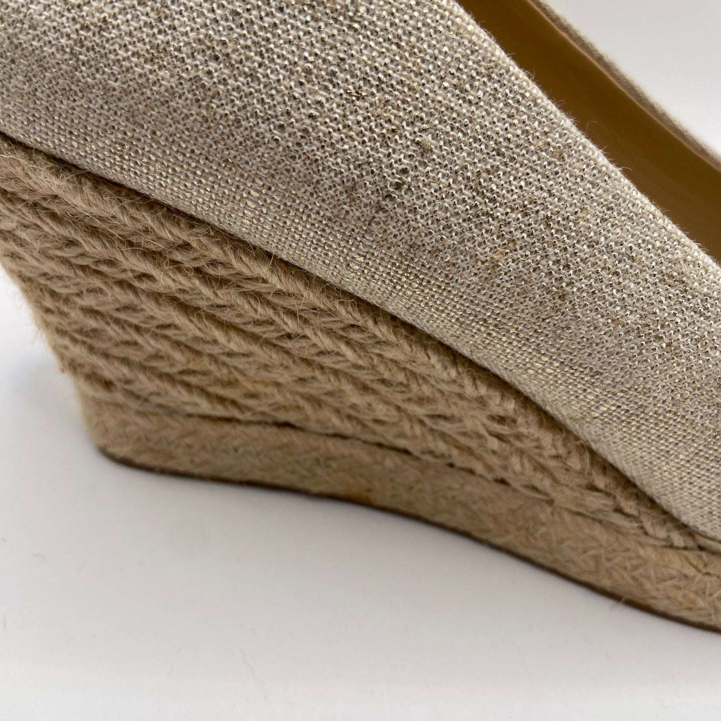 Shoes Heels Wedge By J. Crew In Tan, Size: 8.5