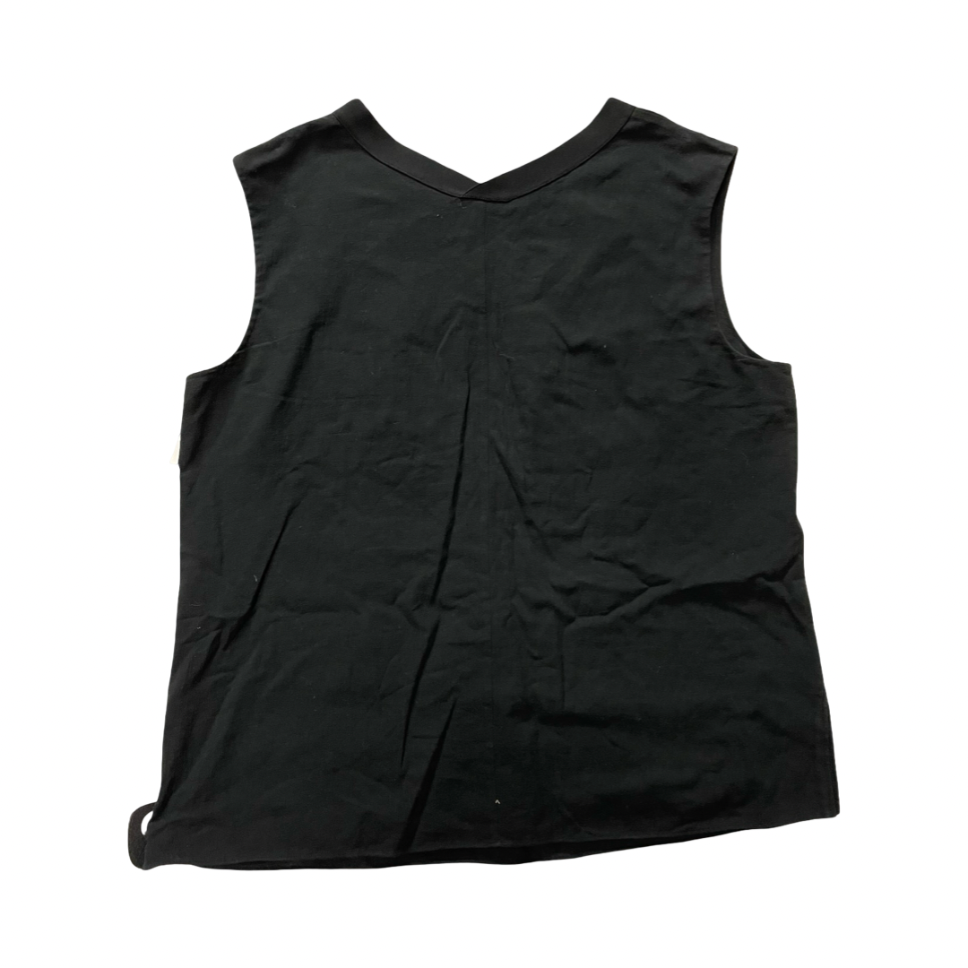 Top Sleeveless Designer By Vince In Black, Size:M