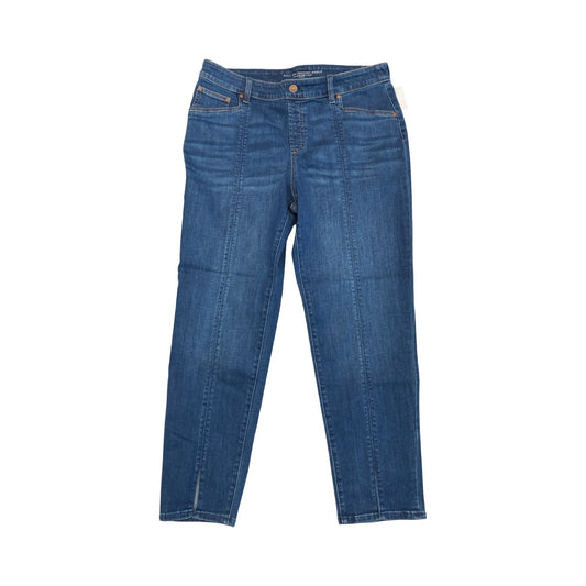 Jeans Boot Cut By Chicos In Blue Denim, Size:12