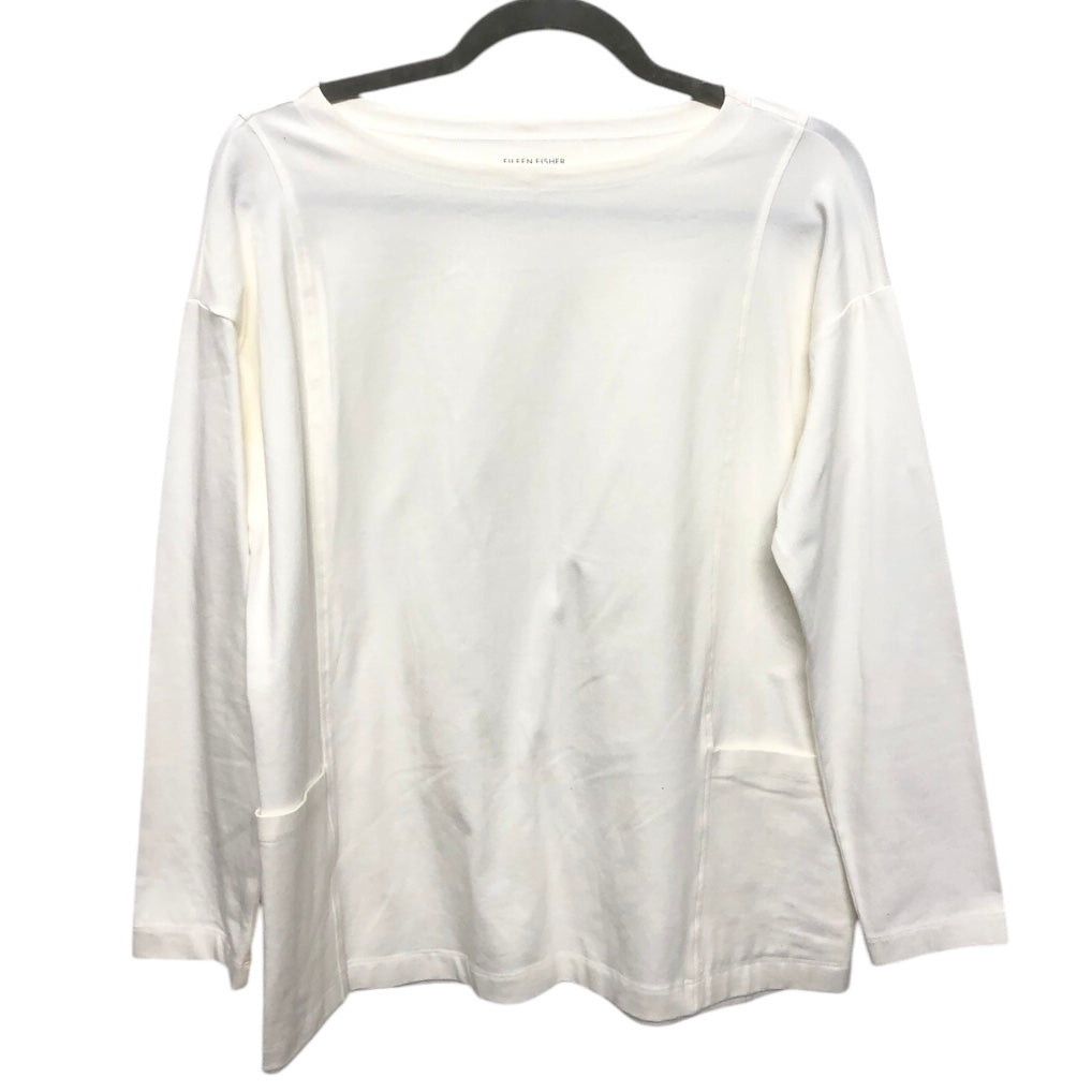 Tunic Ls By Eileen Fisher In White, Size:Xs