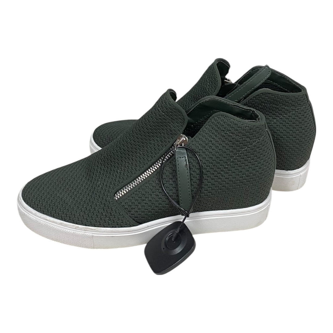 Boots Ankle Heels By Steve Madden In Green, Size:8