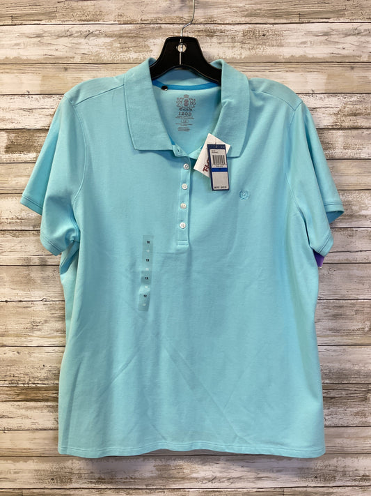 Top Ss By Izod In Blue, Size:1X