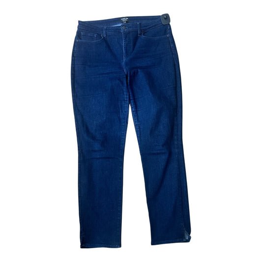 Jeans Straight By Not Your Daughters Jeans In Blue Denim, Size:10