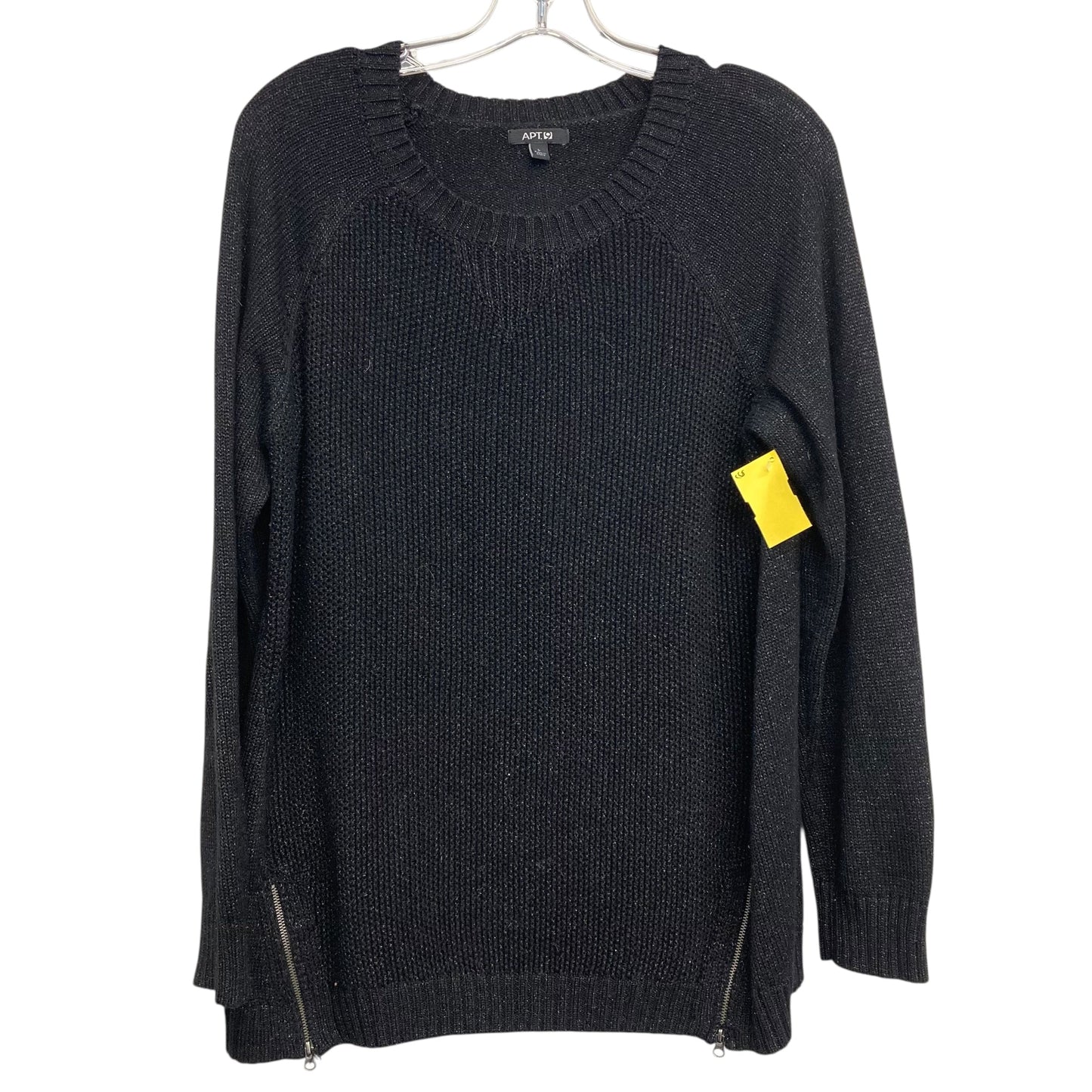 Sweater By Apt 9 In Black, Size:L
