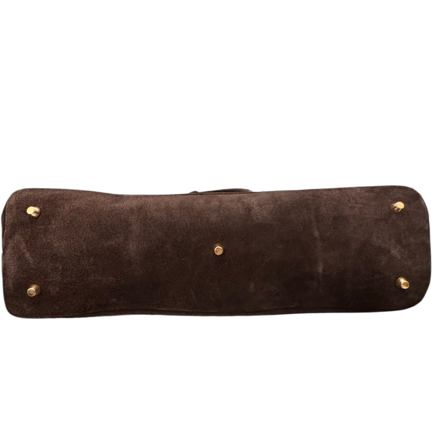 Handbag Leather By MARLON In Brown, Size:Medium