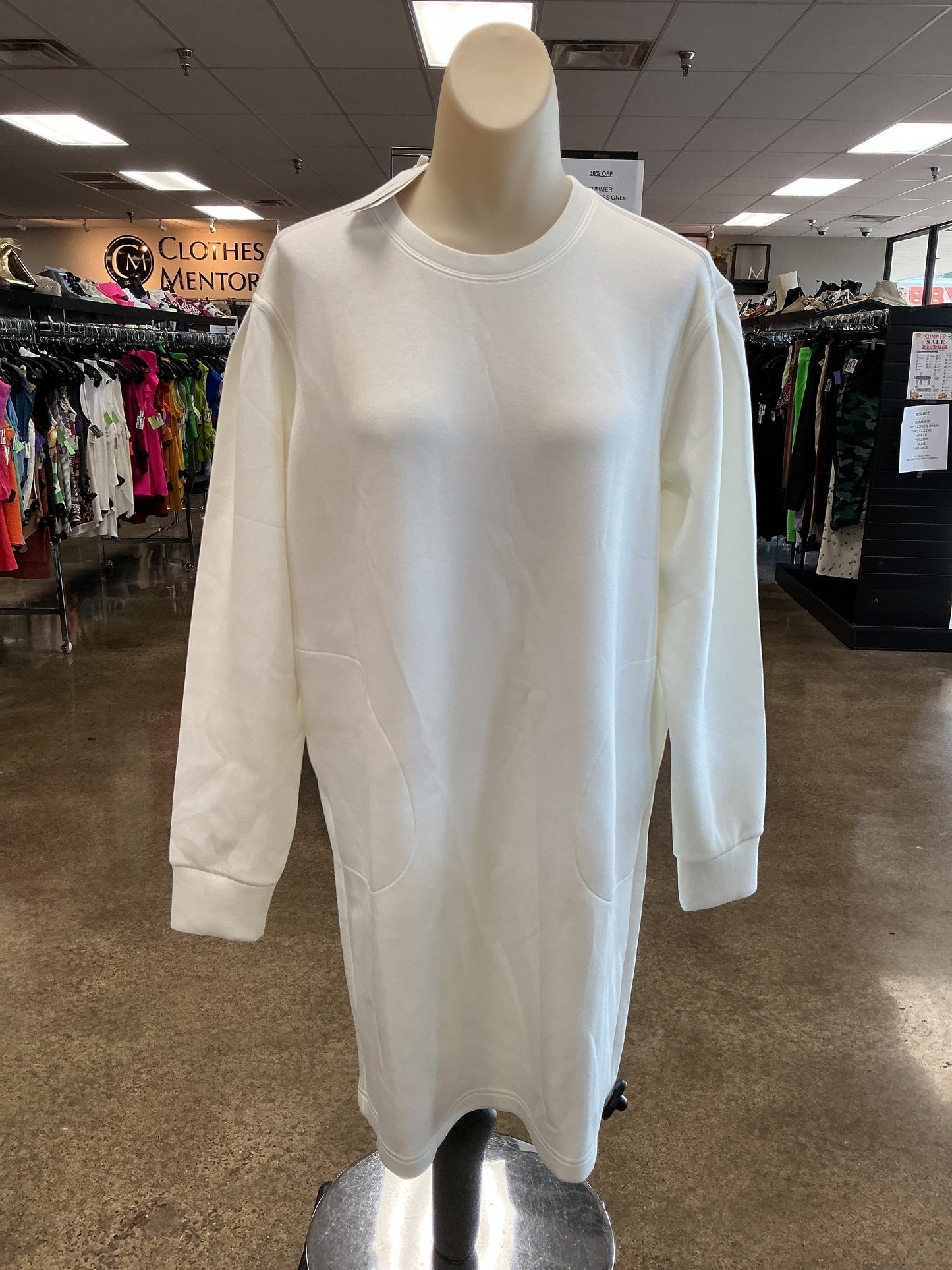 Athletic Dress By Spanx In White, Size:S