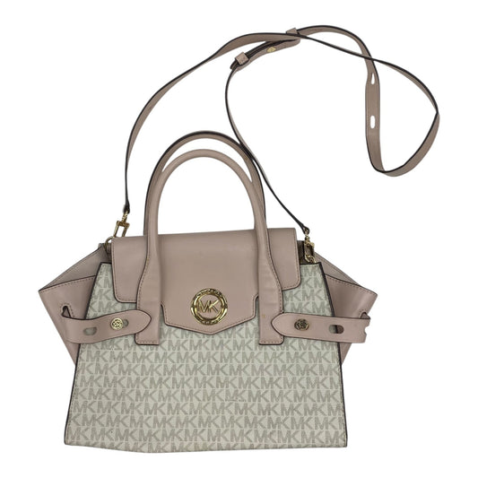 Handbag Designer By Michael Kors In Cream, Size:Medium