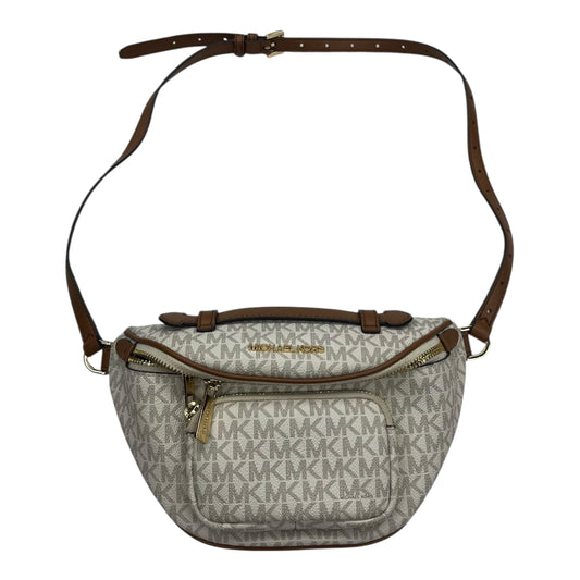 Belt Bag Designer By Michael Kors In Cream & Tan, Size:Medium