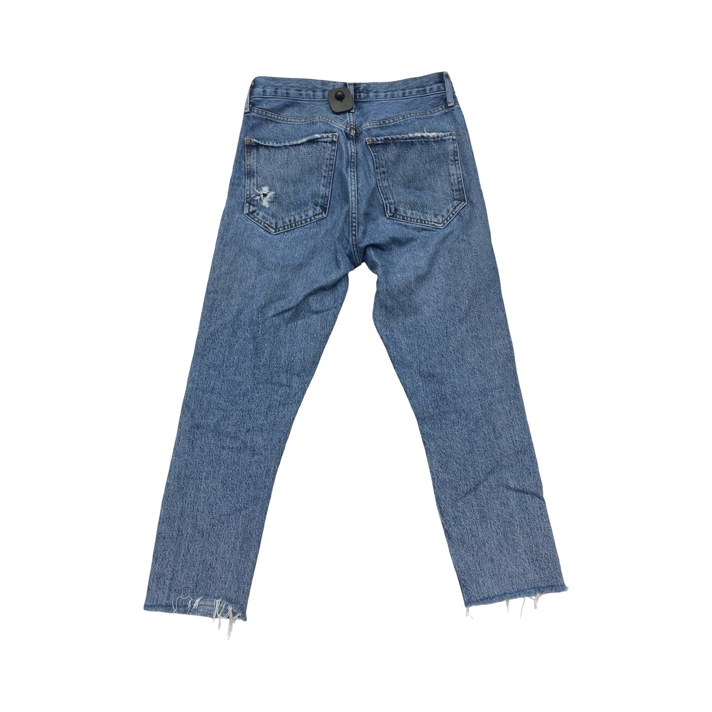 Jeans Straight By Agolde In Blue Denim, Size:0