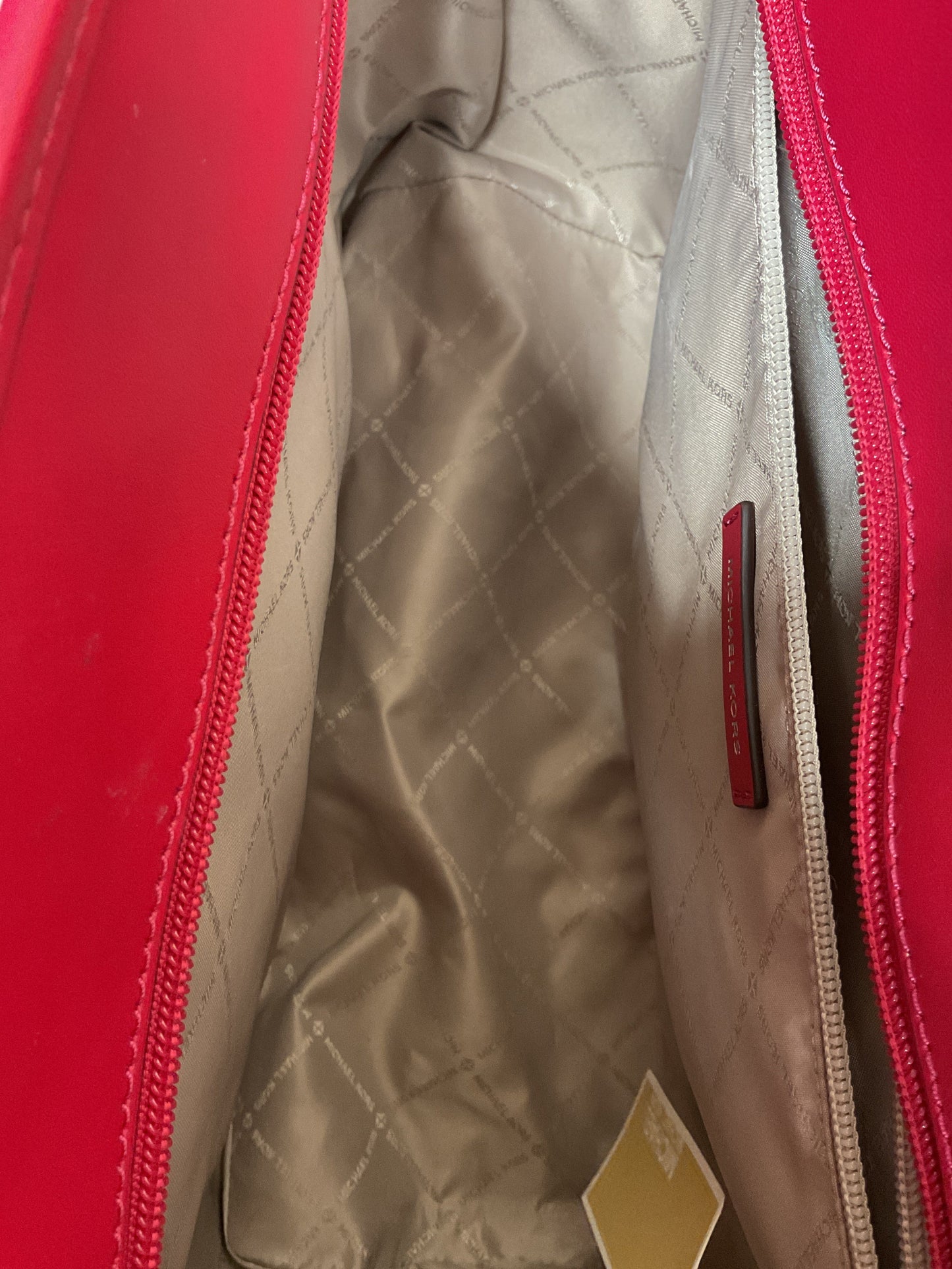 Handbag Designer By Michael Kors In Pink, Size:Large