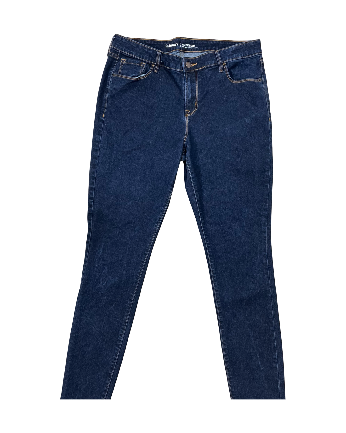 Jeans Skinny By Old Navy In Blue Denim, Size:14L