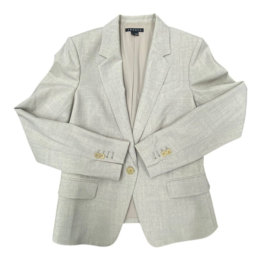 Blazer Designer By Theory In Beige, Size:M