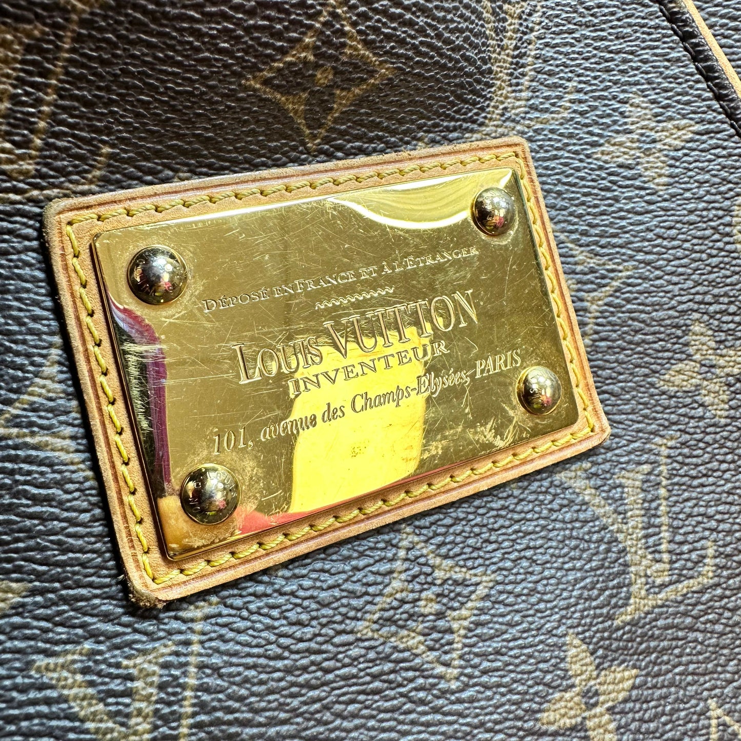 Galleria Handbag Luxury Designer By Louis Vuitton, Size: Medium