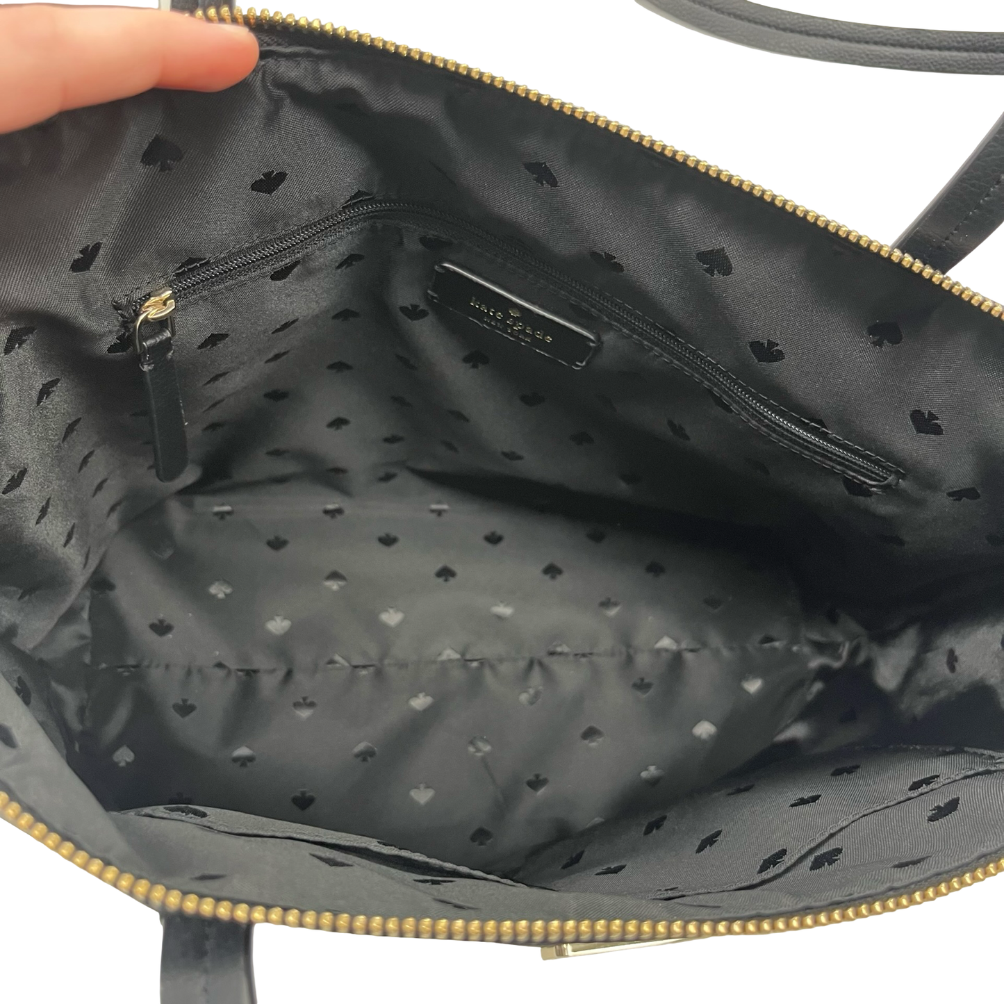 Handbag Designer By Kate Spade In Black, Size:Medium